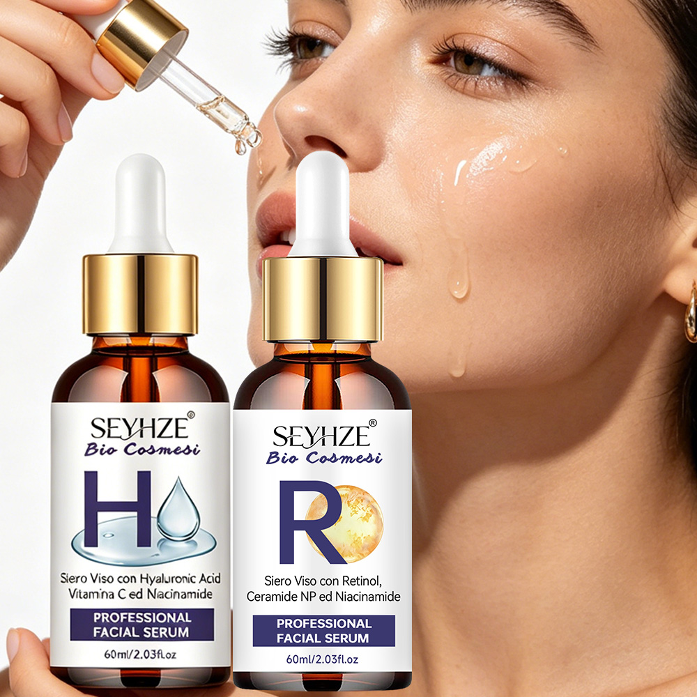 The Ordinary Serum Hyaluronic Acid - SEYHZE レチノール＆ナイアシンアミドセラム 2個セット – セラミド、アロエ、ツボクサ配合、肌を引き締め、油分をコントロールし、水分補給を促進します