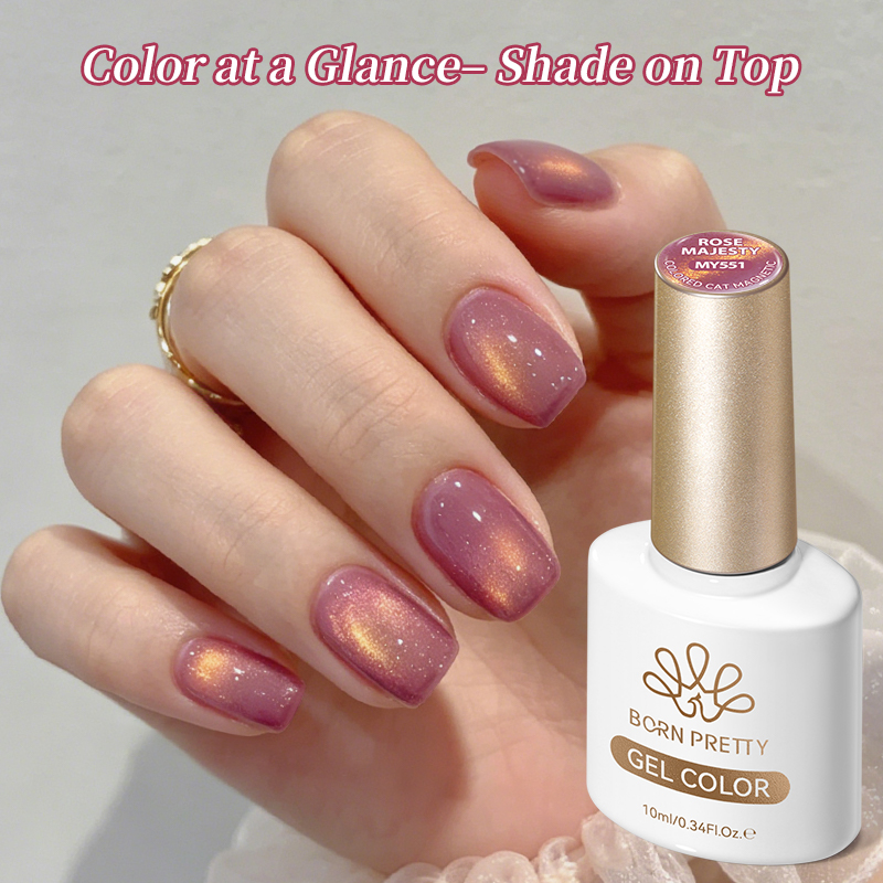 BORN PRETTY 10ml スカーレットジェイドカラー - Nail Art Rose Gold のレビューと価格