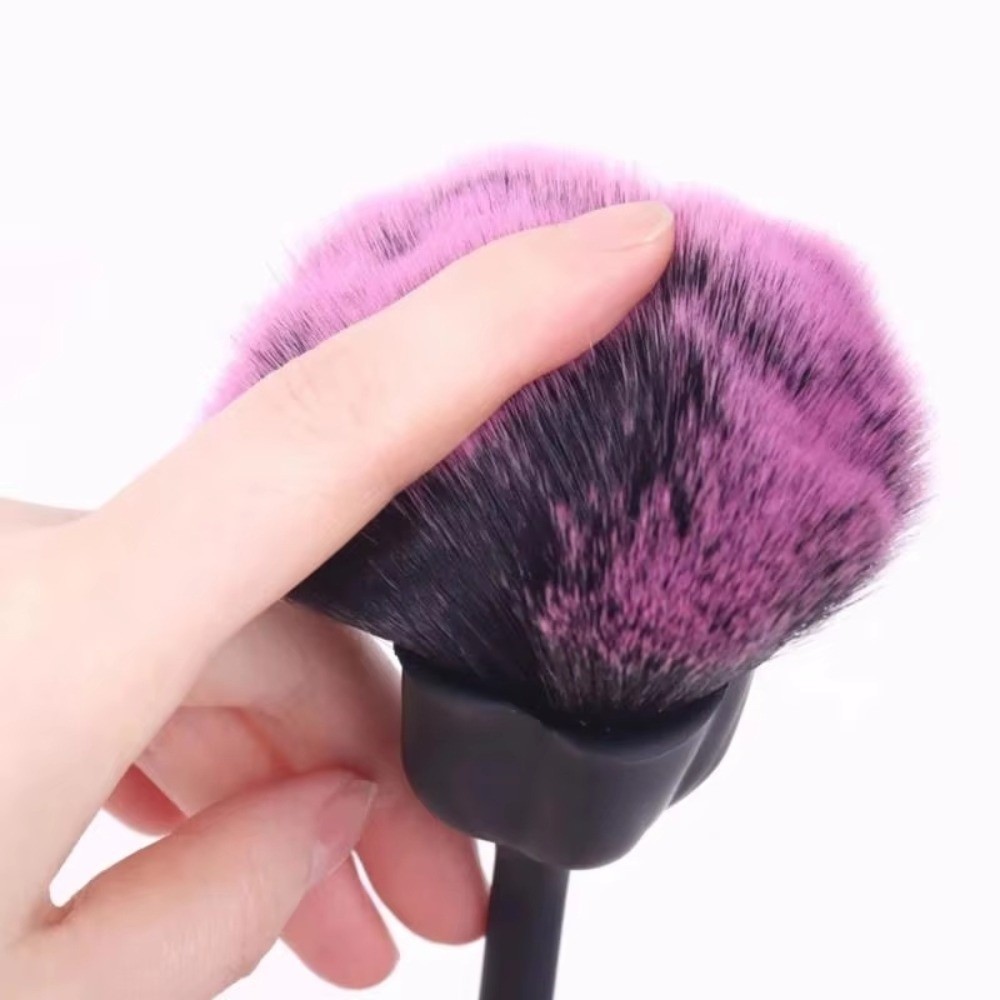 ゴールドローズ型フラワーネイルブラシ ソフトブラシ チークブ - Nail Art Rose Gold のレビューと価格