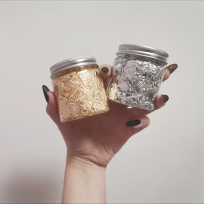 イミテーションシルバーと銅のキラキラキラキラ,クラフトシート - Nail Art Rose Gold のレビューと価格