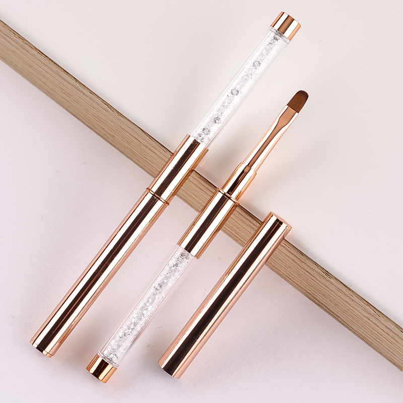 ネイルアートブラシセット ローズゴールド アクリル クラッシ - Nail Art Rose Gold のレビューと価格