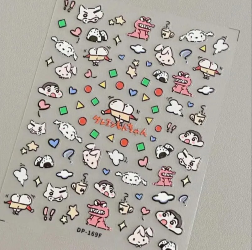 クレヨンしんちゃんクリエイティブ紙グカノートブックエンボスス - Nail Art Nail Art のレビューと価格