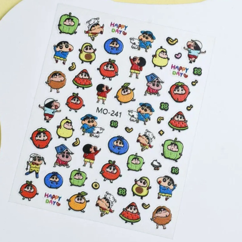 クレヨンしんちゃんクリエイティブ紙グカノートブックエンボスス - Nail Art Nail Art のレビューと価格